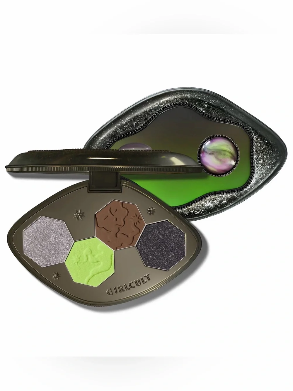 Girlcult #41 Provocative Grass Cyber Chaizi Series Quad Eyeshadow- matte, shine